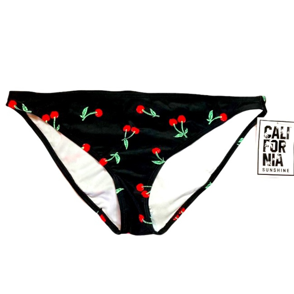 California Sunshine Ladies Cherry Print Bikini XL